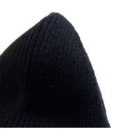 Thumbnail for Gradient Color Winter Soft Knitted Beanie - Black / One Size