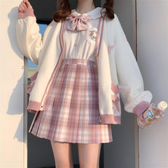 Cute Japanese Style Loose Knitted Cardigans