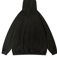 Thumbnail for Oversize with teeth embroidery hoodie - Hoodies