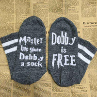Thumbnail for Dobby Knitted Socks - Gray - One Size
