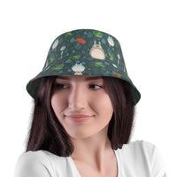 Thumbnail for Rain And Leaves Bucket Hat - One Size / Green