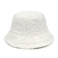Thumbnail for Colorful Faux Fur Bucket Hat - Black-Only / M 56-58cm