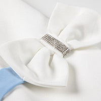 Thumbnail for White Ribbon Single Breasted Long Sleeve Blazer