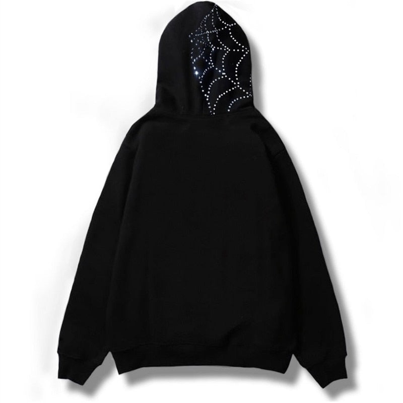 Gothic Oversize Jacket with Hood - jacket hood