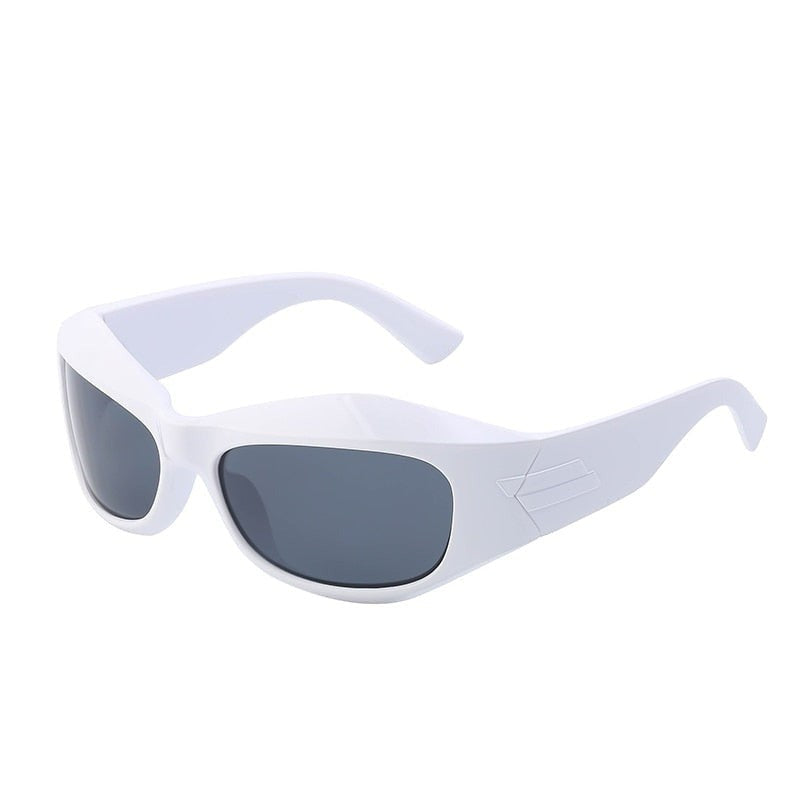 Cyberpunk Sport Sunglasses - White / One Size