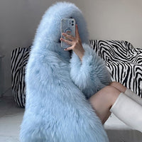Thumbnail for Lautaro Winter Shaggy Hairy Thick Warm Soft Colored Faux Fur