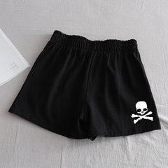 Gothic Skull Short - Black A / S - Shorts