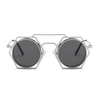 Thumbnail for Round Sunglasses With Polygonal Base