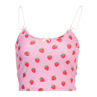 Thumbnail for Sweet Strawberry Crop Top