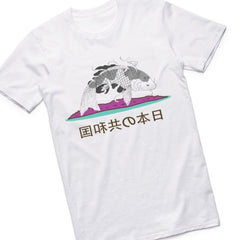 Japanese Style Vaporwave T-Shirt - White / XS
