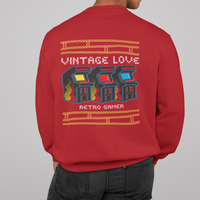 Thumbnail for Vintage Love Retro Gamer Sweatshirt