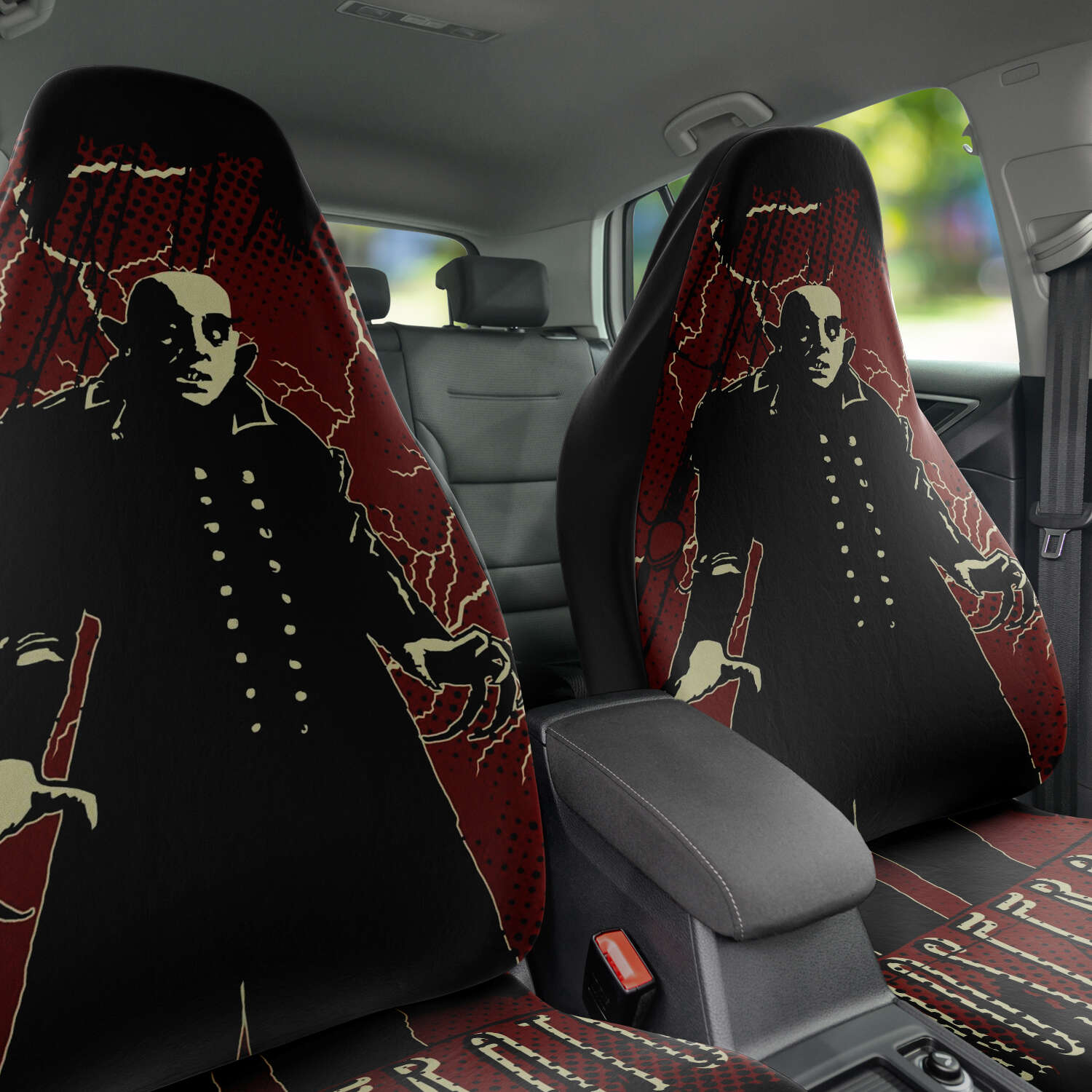Nosferatu Car Seat Covers - One size / Black - Cover - AOP