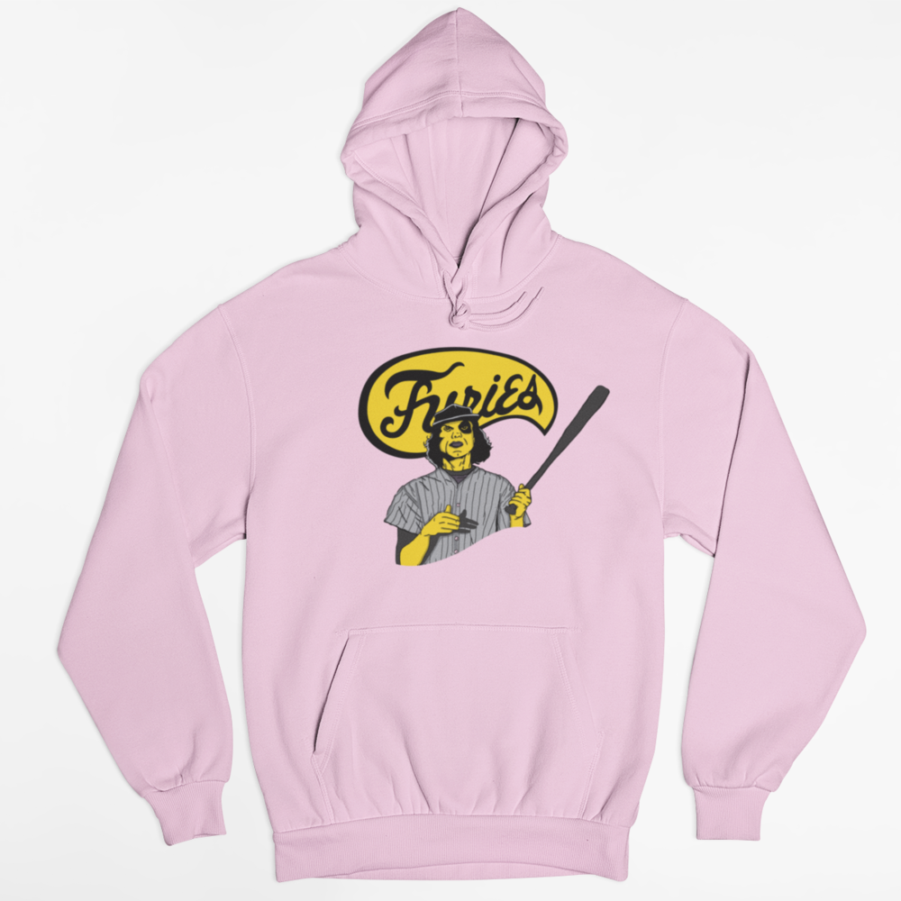 FURIES BASEBALL Hoodie - Light Pink / S - hoodie