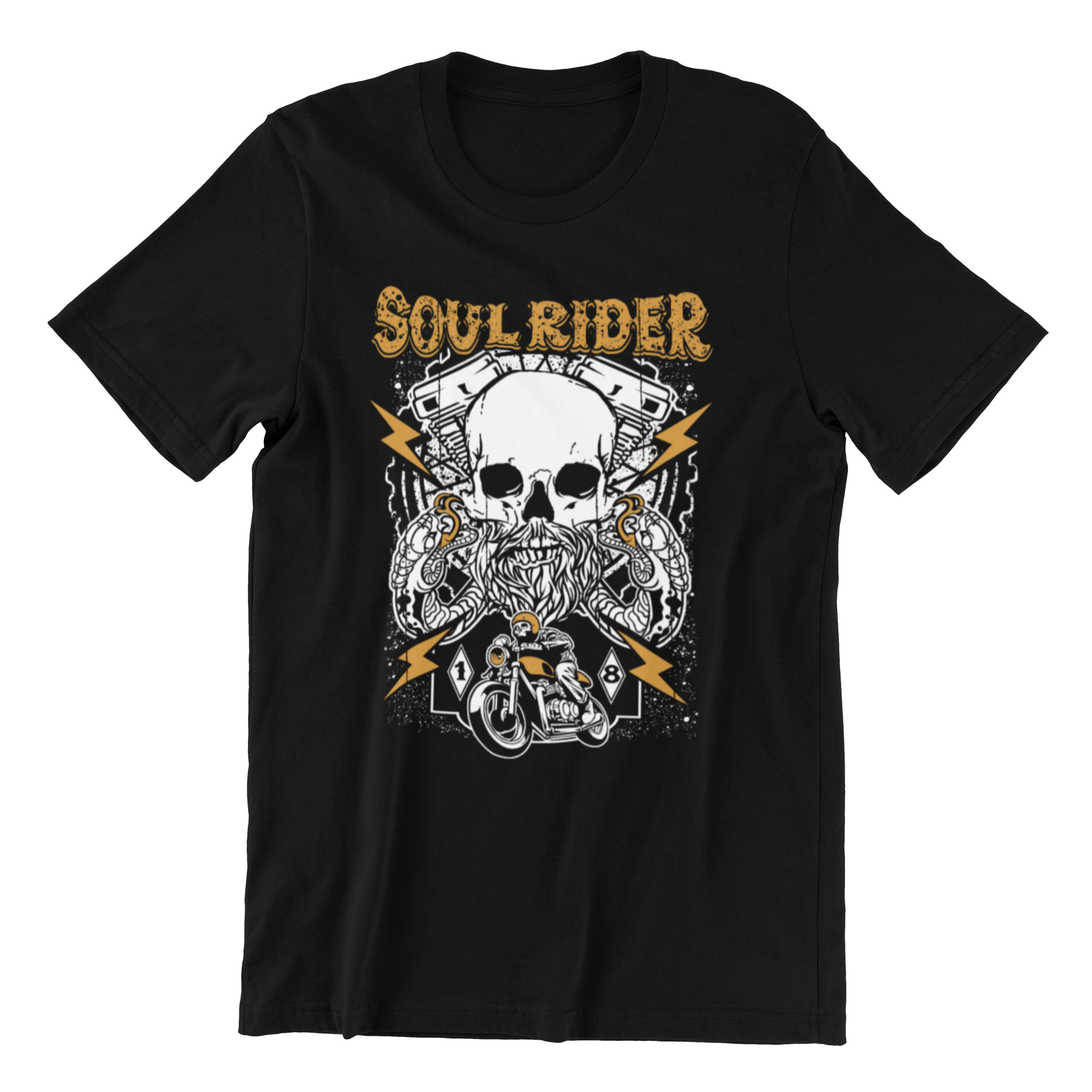 Soul Rider Punk Short T-Shirt - Black / S - T-shirts