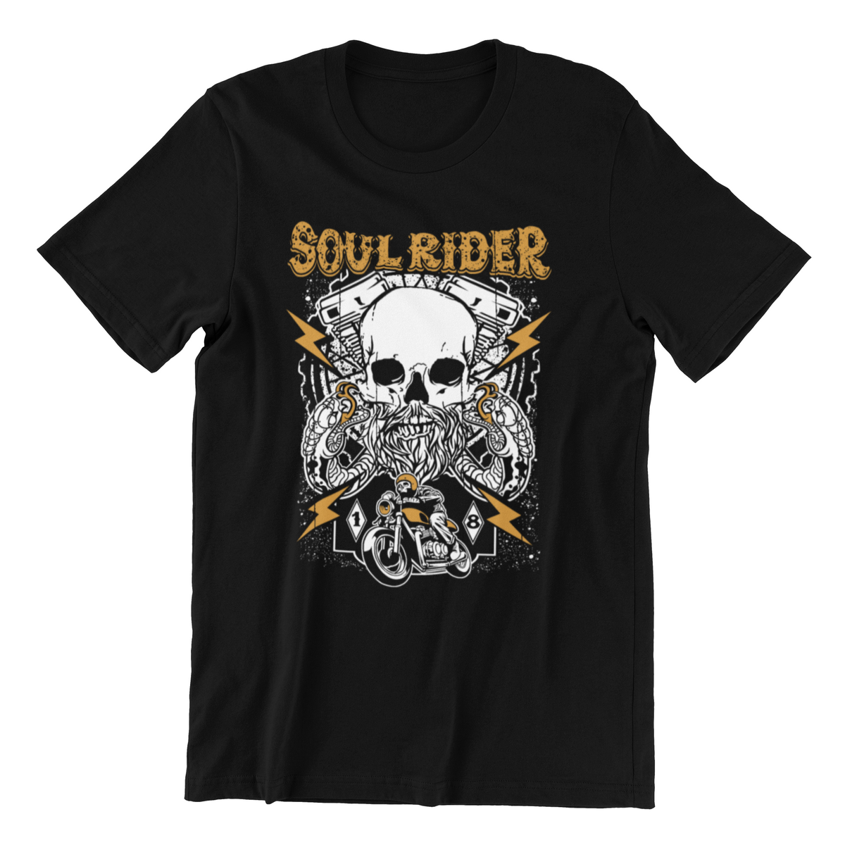 Soul Rider Punk Short T-Shirt - Black / S - T-shirts