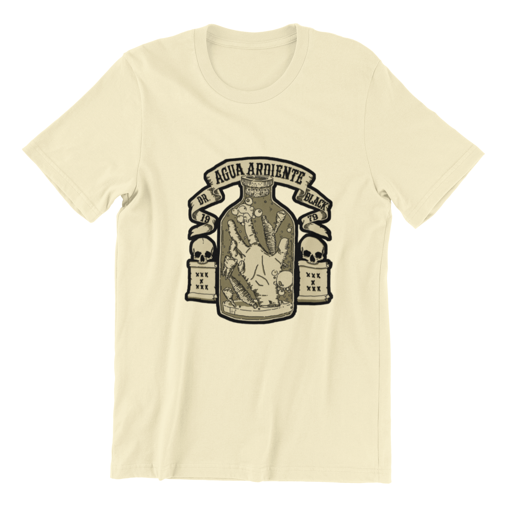 Dr. Aguardiente Black 1979 T-Shirt - S / Soft Cream -