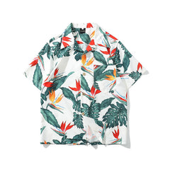 Wild Flowers Short Sleeve Shirt - White / M - Shirts